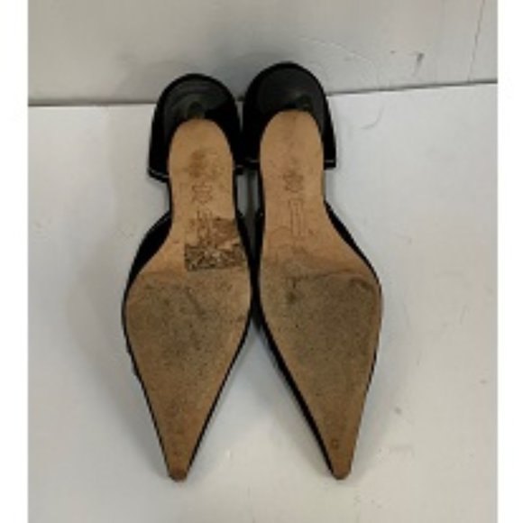 STEVEN By Steve Madden Black Suede Heels - Picture 5 of 6